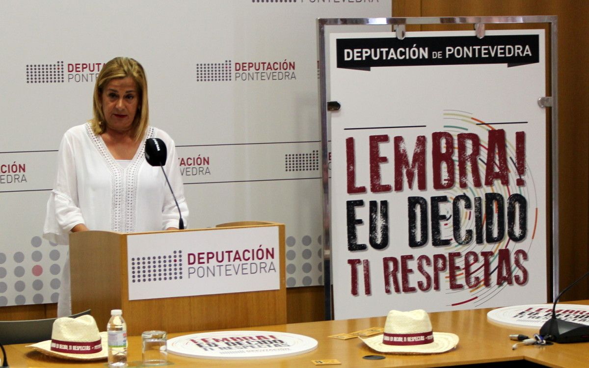 Carmela Silva, presidenta de la Deputación Provincial