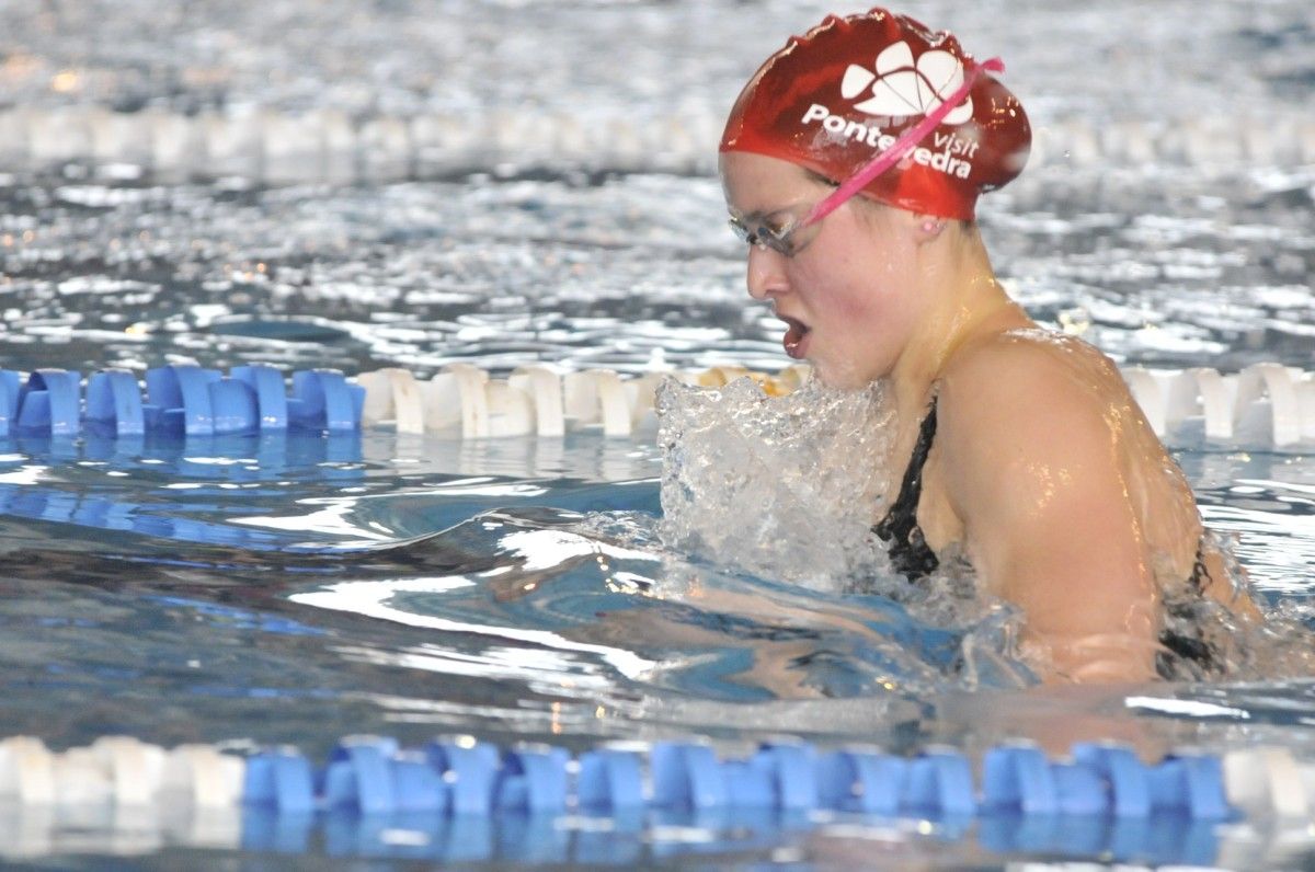 Bea Gómez durante el Campeonato de España Open en Ponte Muíños