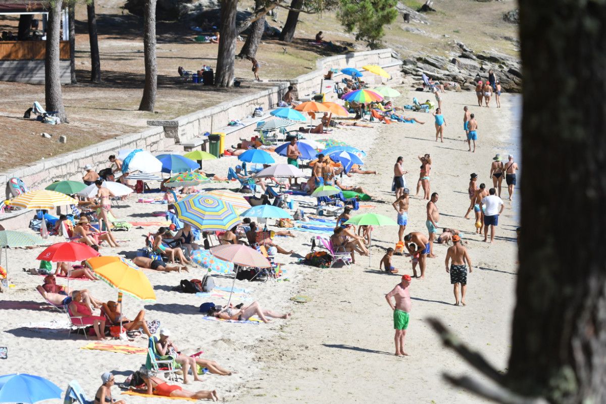 Gente en la playa