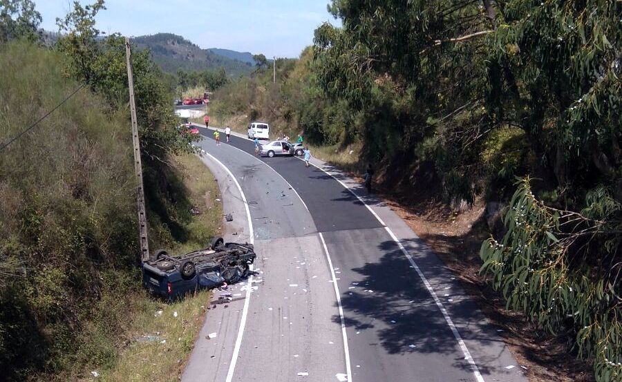 Accidente en Bamio, Vilagarcía de Arousa