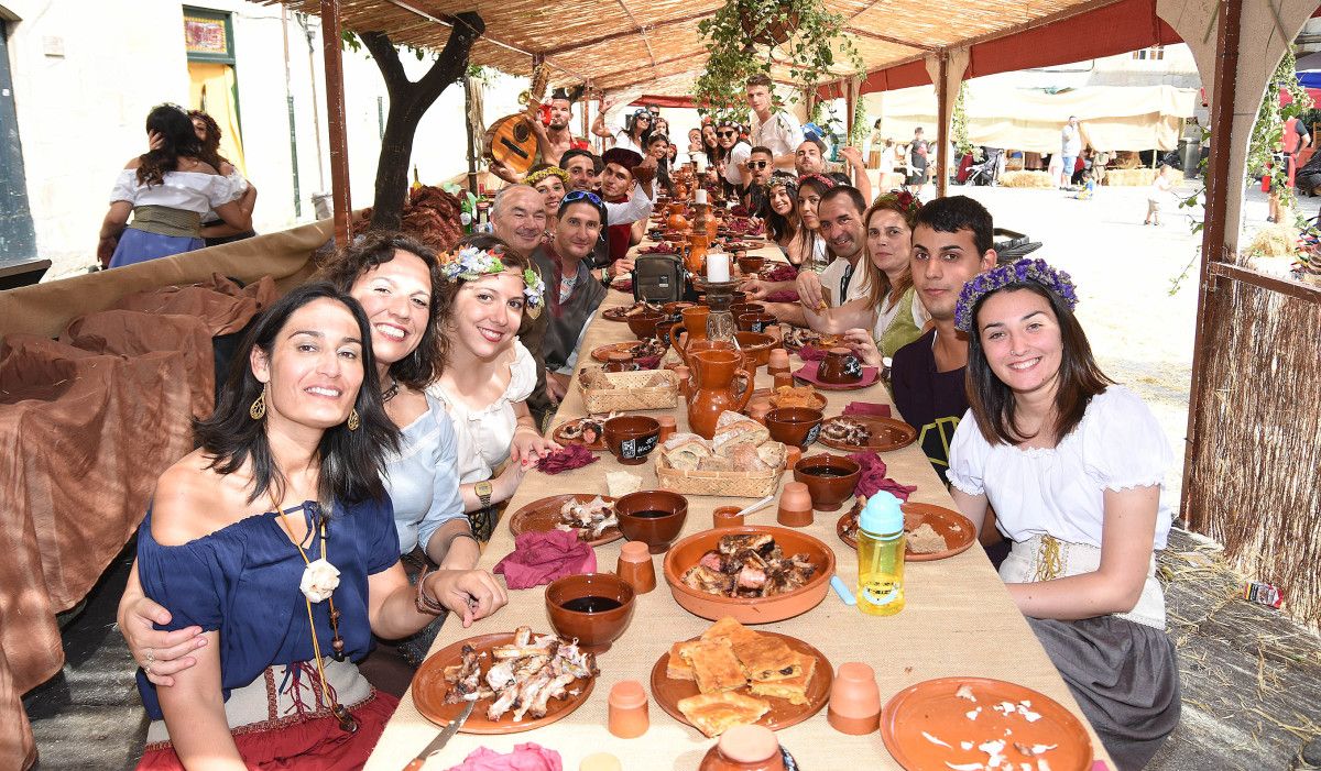 Comidas en la calle en la Feira Franca