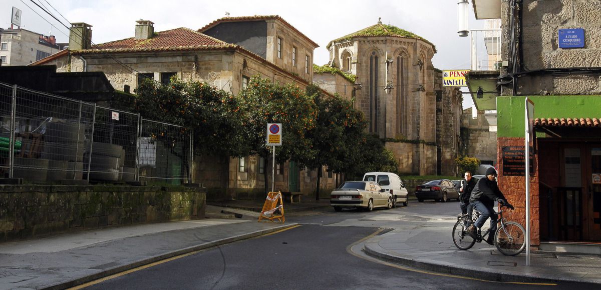 Obras en la calle Santa Clara