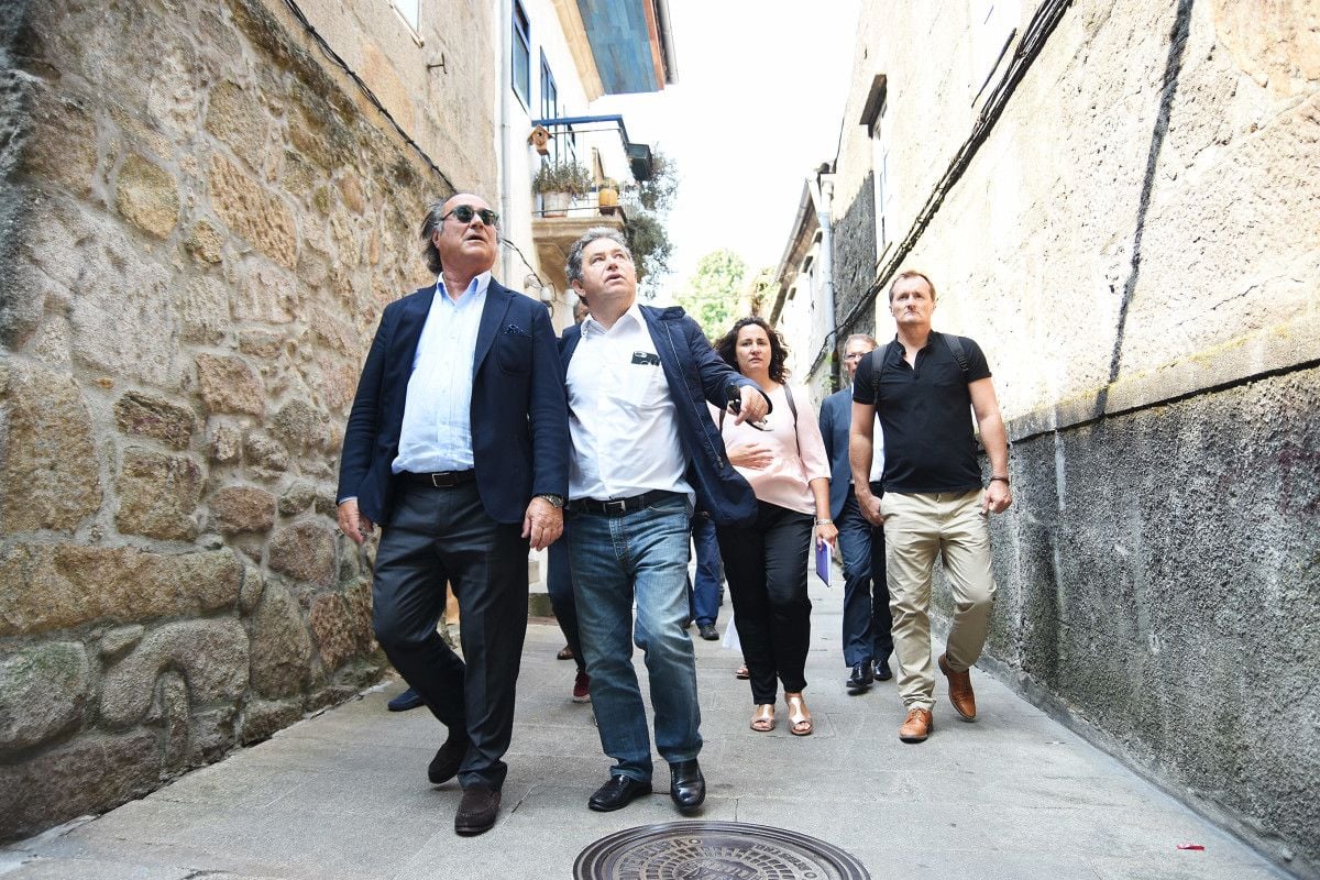 Una delegación francesa de Thau visita Pontevedra