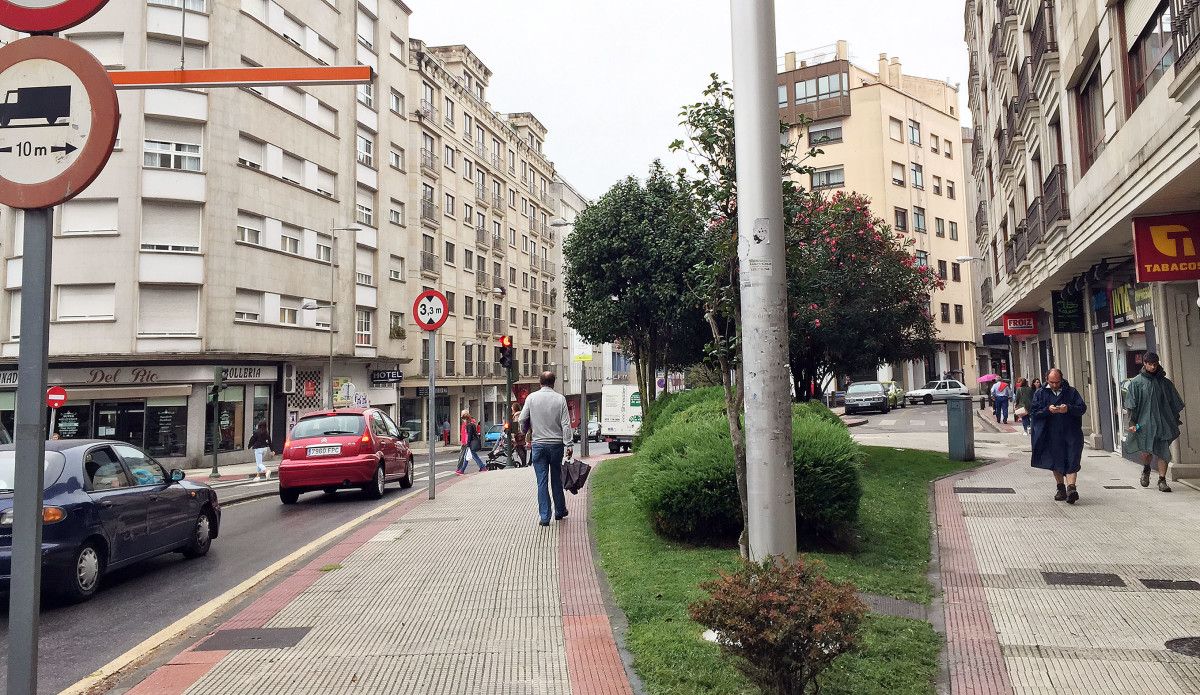 Rúa Virgen del Camino y entorno