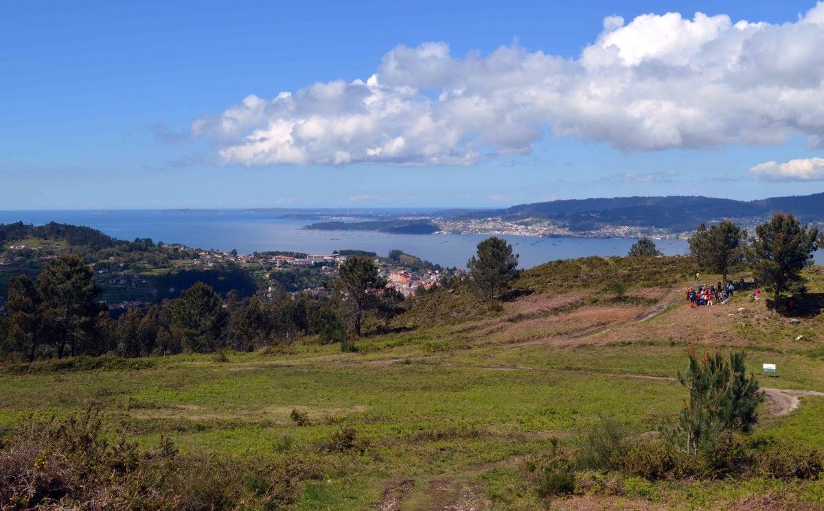 Vistas de la Ría de Pontevedra desde el Monte Pituco