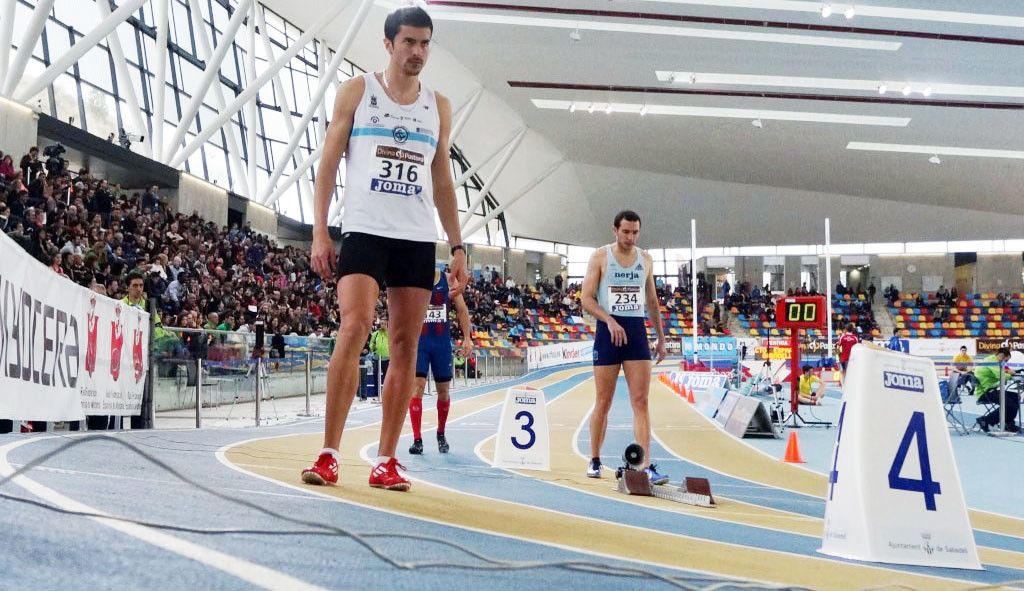 Alberto Salcedo en el Campeonato de España en pista cubierta 2013