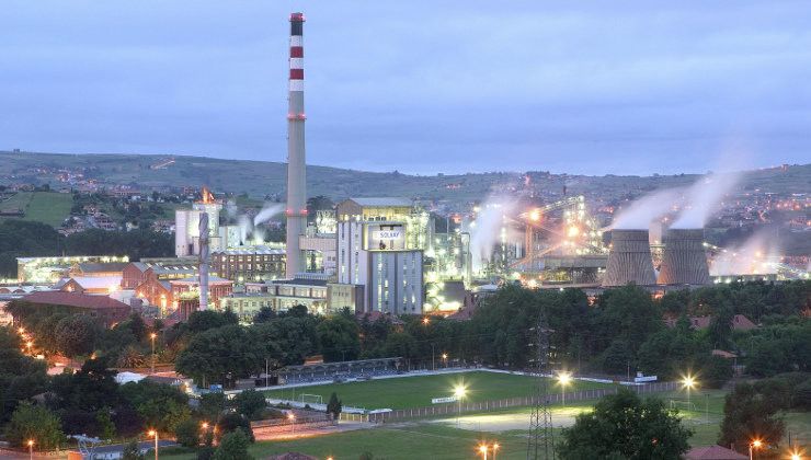 Fábrica de Solvay en Torrelavega