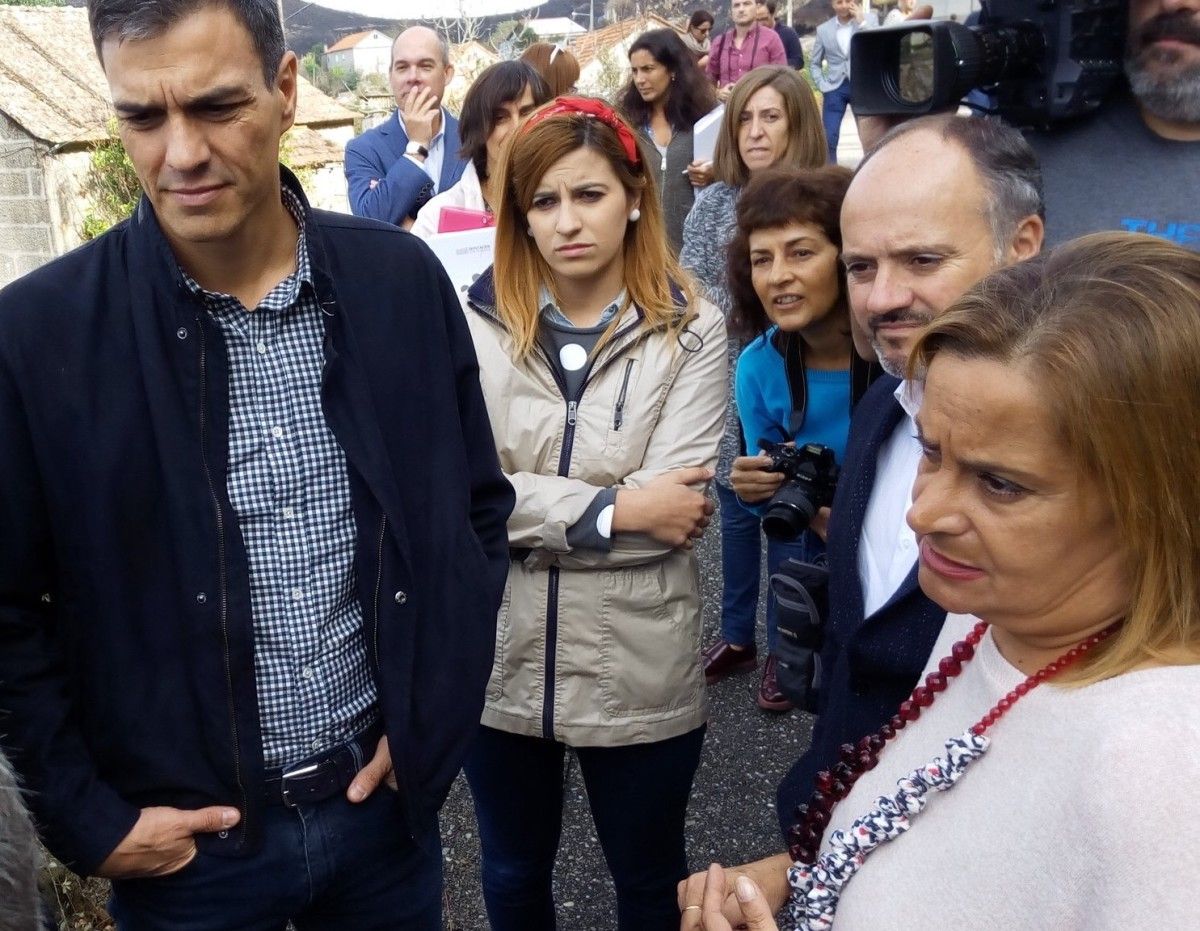 Carmela Silva y Pedro Sánchez