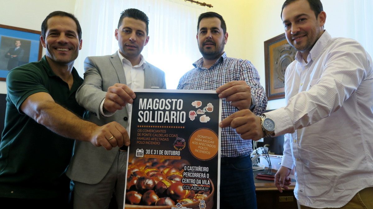 Presentación del magosto solidario de Ponte Caldelas