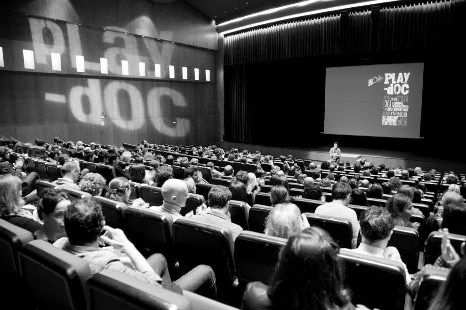 Una de las sesiones del festival PlayDoc