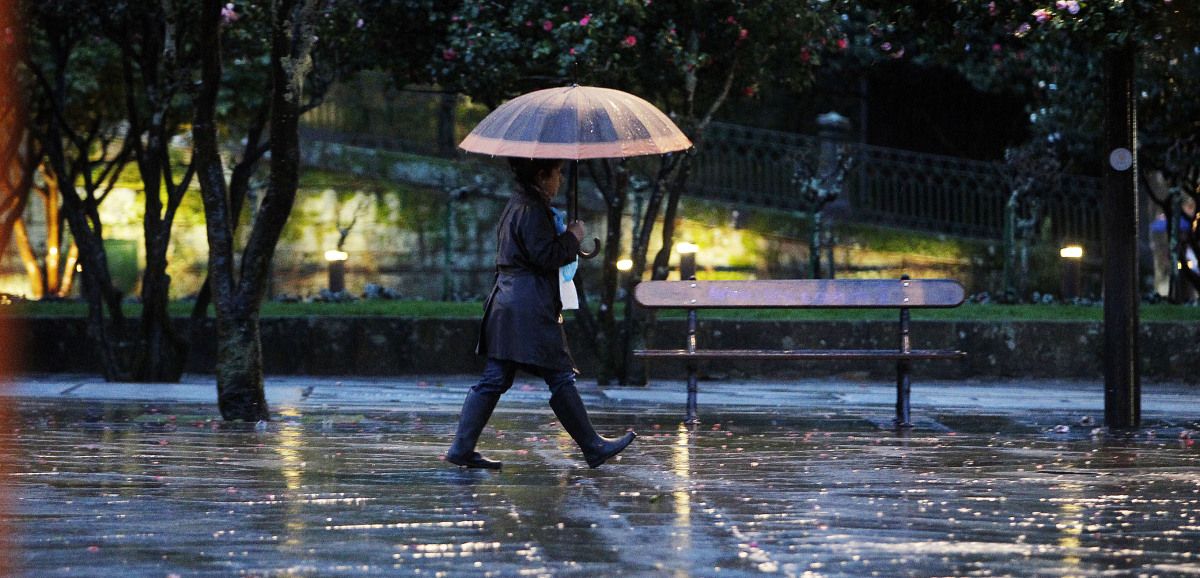 Día de lluvia en Pontevedra