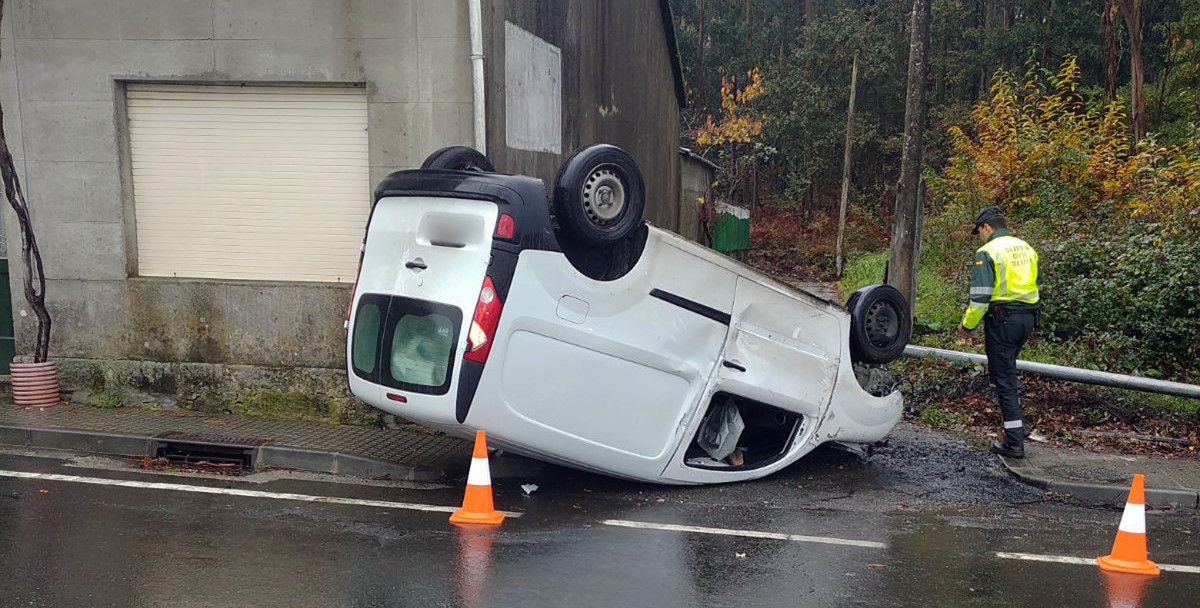 Accidente en Cuntis