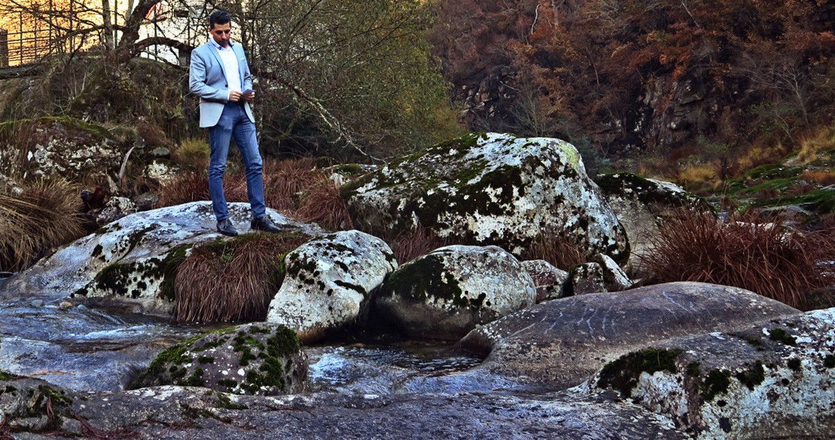 Andrés Díaz en el río Verdugo