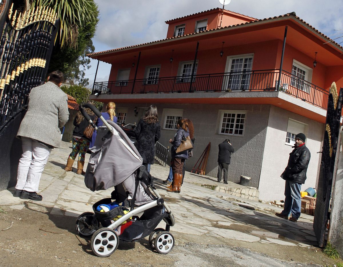 Vivienda de Figueirido en la que residía María Luisa Jiménez con su hermana