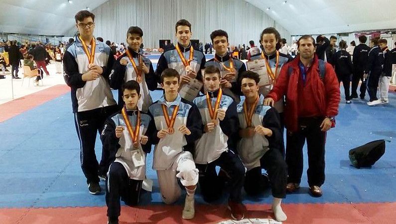 Equipo del Mace Sport en el Campeonato de España de Clubs 