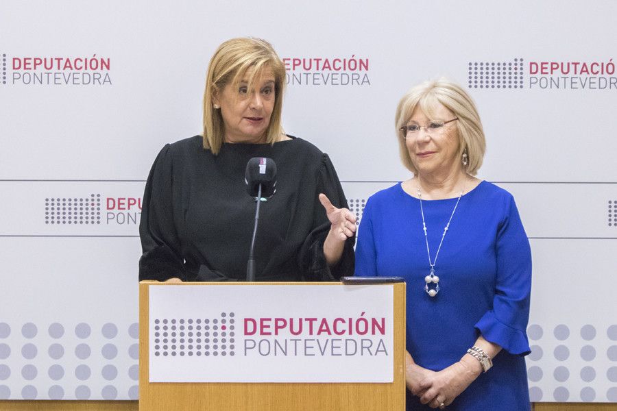 Carmela Silva e Isaura Abelairas presentan el primer Plan de Igualdad de la Deputación (archivo)