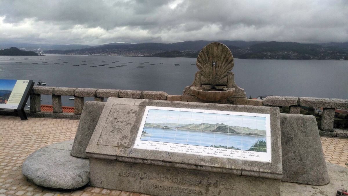 Nuevo mural del mirador de A Granxa