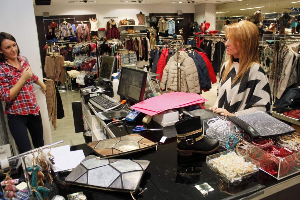 Trabajadoras del sector comercio