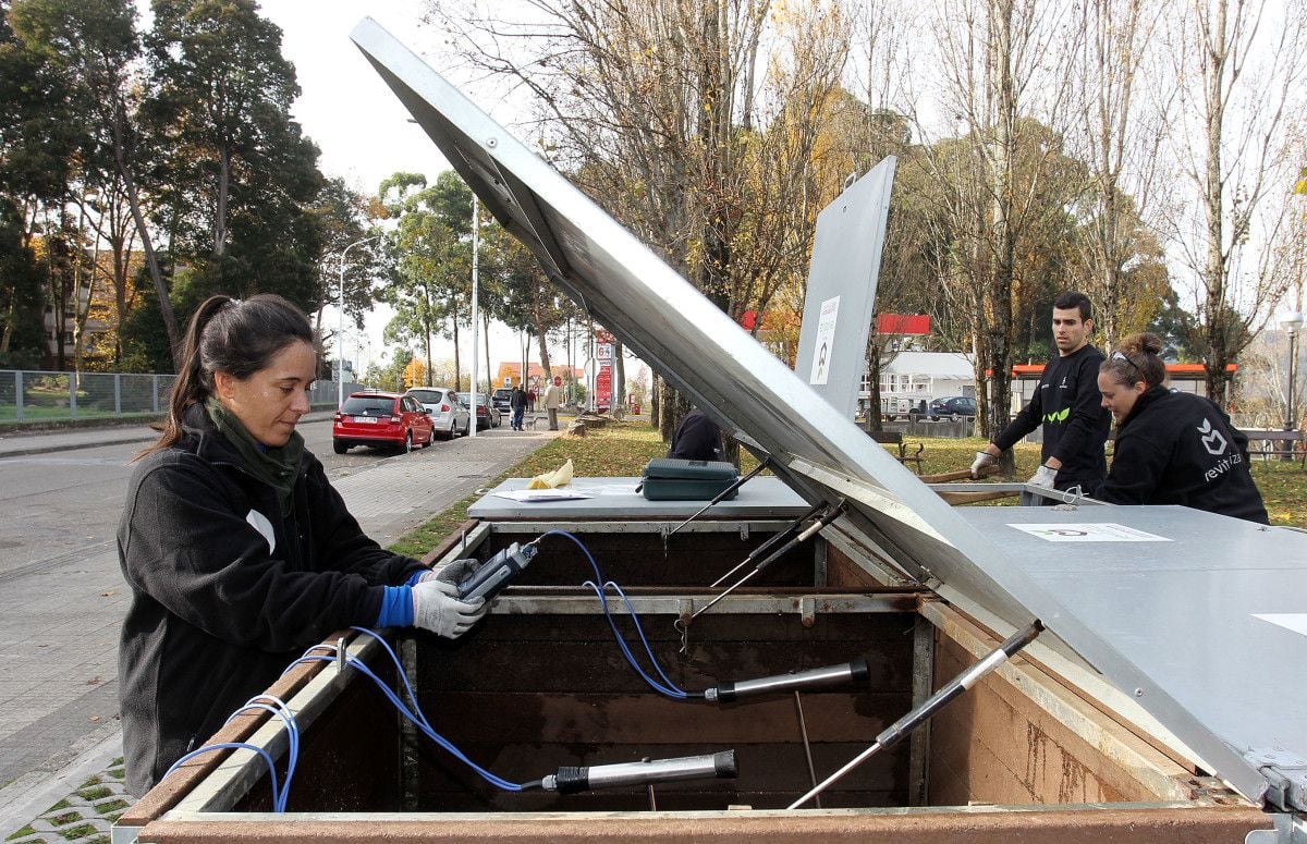 Trabajos en los composteros del Plan Revitaliza