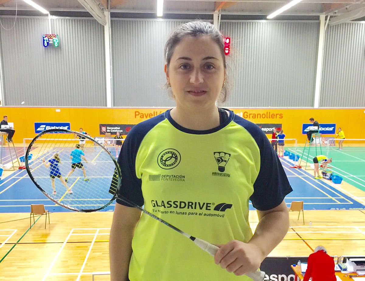 Raquel Miguens, jugadora del Bádminton Pontevedra