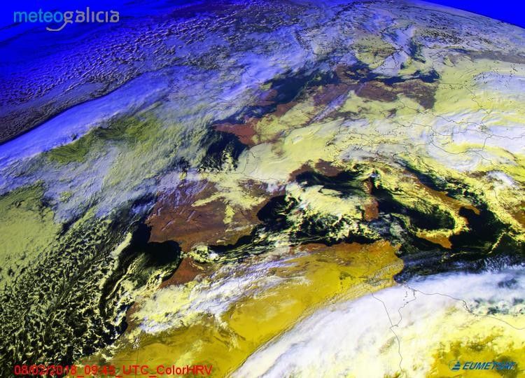 Imagen de satélite del jueves 8 de febrero