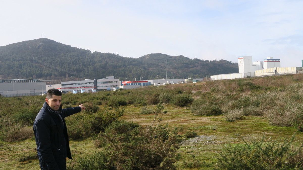 Andrés Diaz visita los terrenos de la Central de Transportes da Reigosa