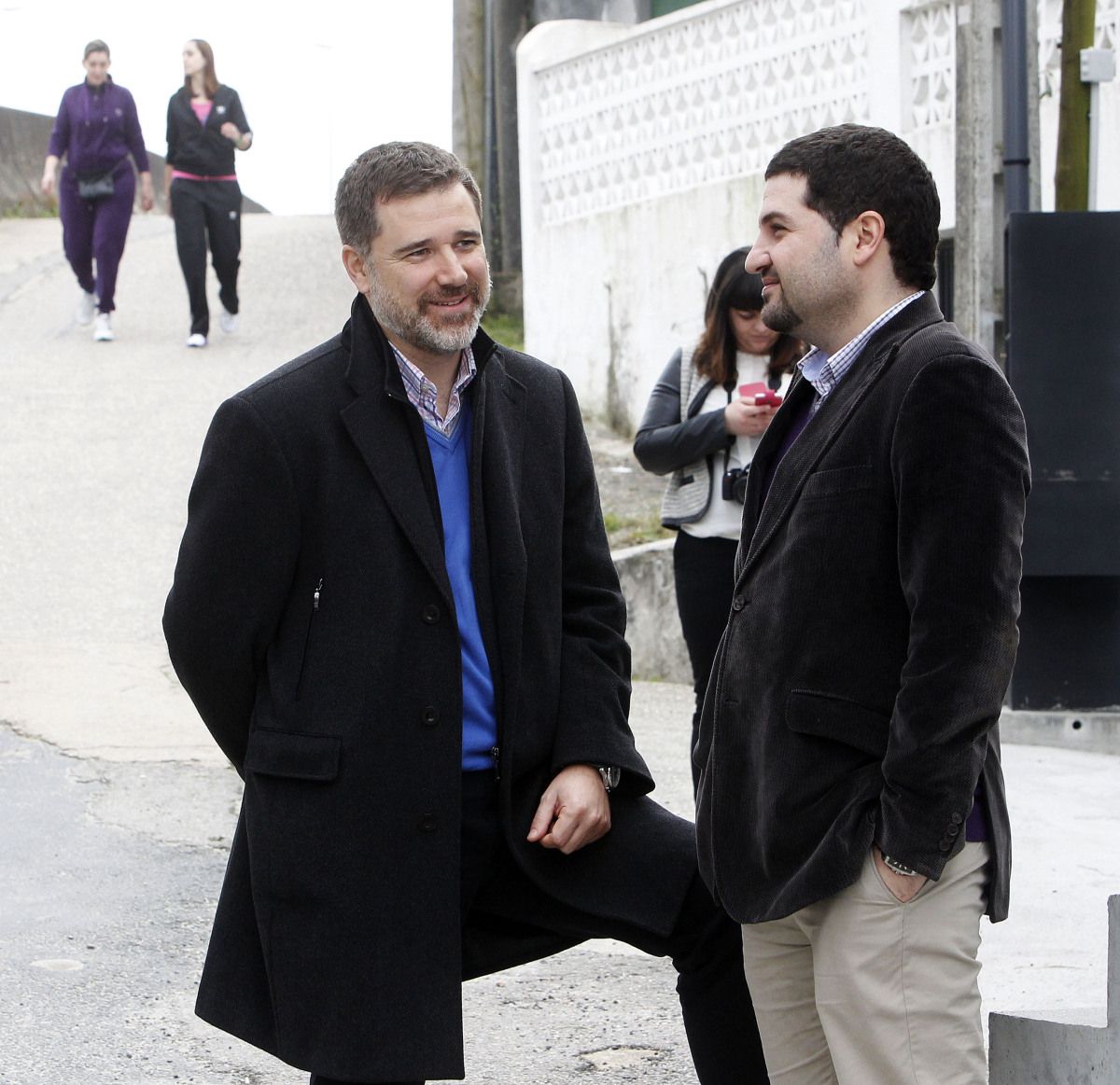 Los concejales Jacobo Moreira y César Abal