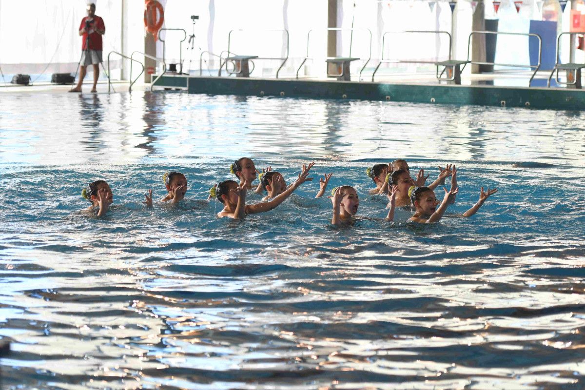 Campeonato gallego de invierno de natación artística en Pontemuíños