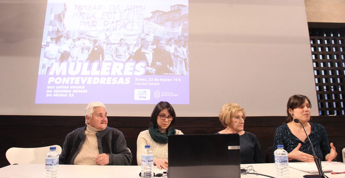 Charla 'Mulleres pontevedresas nas loitas sociais da segunda metade do século XX' en la Casa das Campás