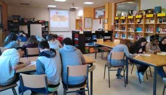 Taller 'Xornalismo na Escola' en el IES de Poio