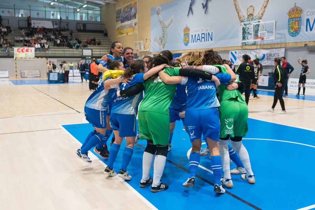 Final de la Copa Galicia en Marín entre Poio Pescamar y Burela