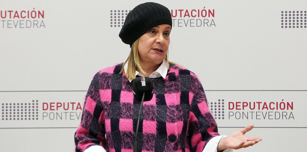 La presidenta de la Deputación de Pontevedra, Carmela Silva