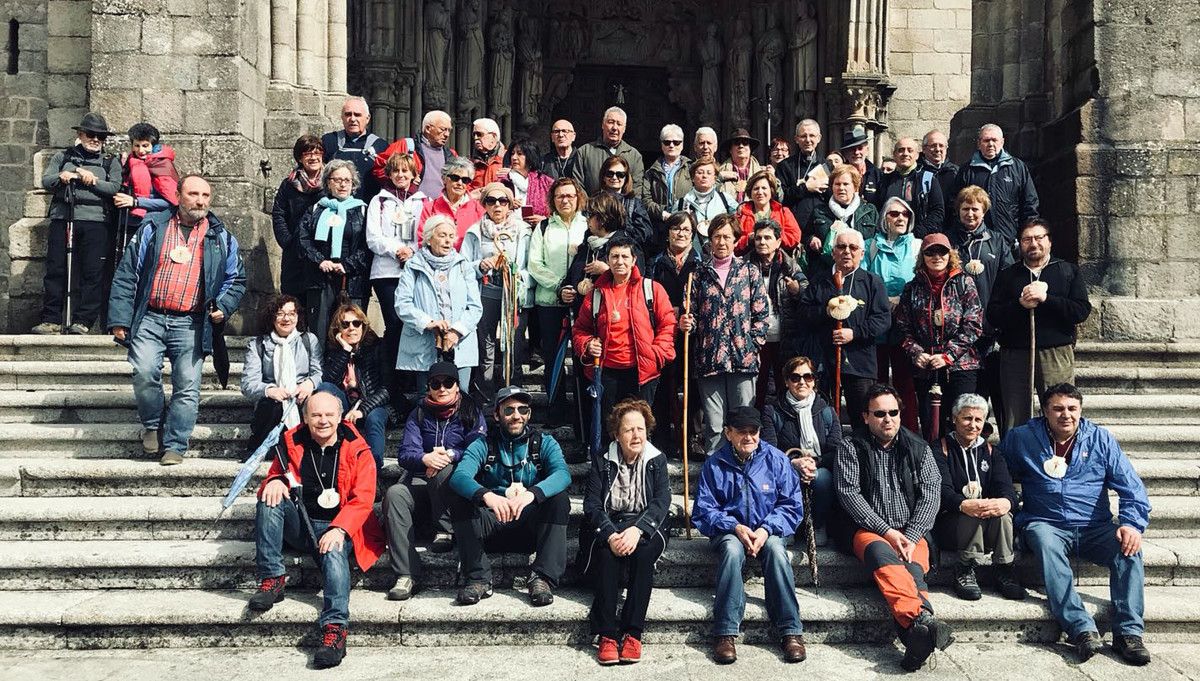 Peregrinación de Tui a Santiago de Amigos del Camino Portugués 2018