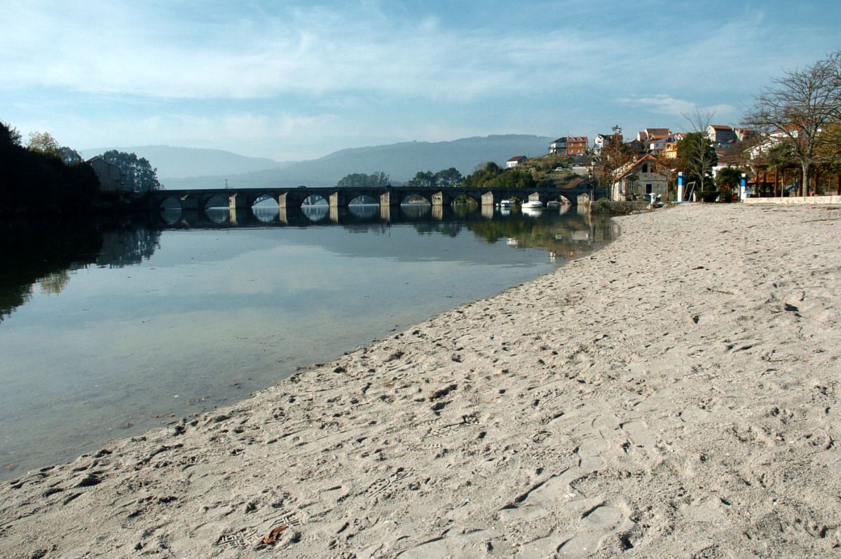 Playa fluvial de Ponte Sampaio