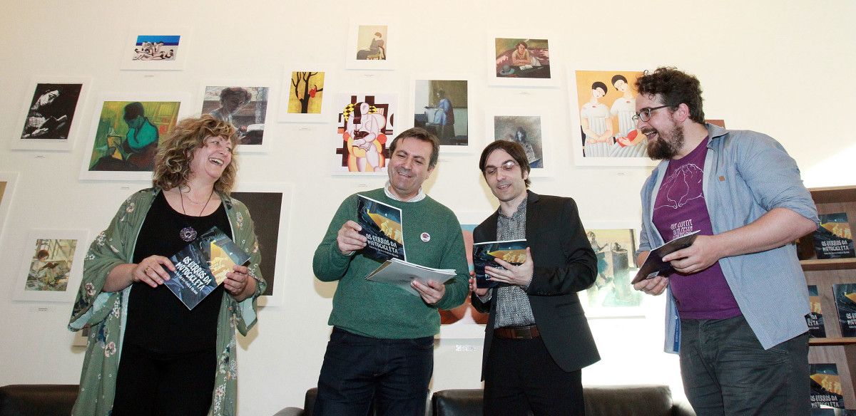 Presentación de 'Os berros da motocicleta' en el Salón do Libro