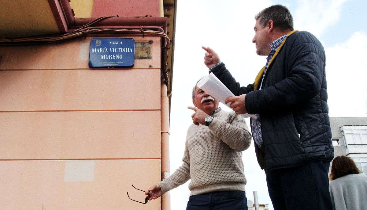 Inauguración de la avenida María Victoria Moreno