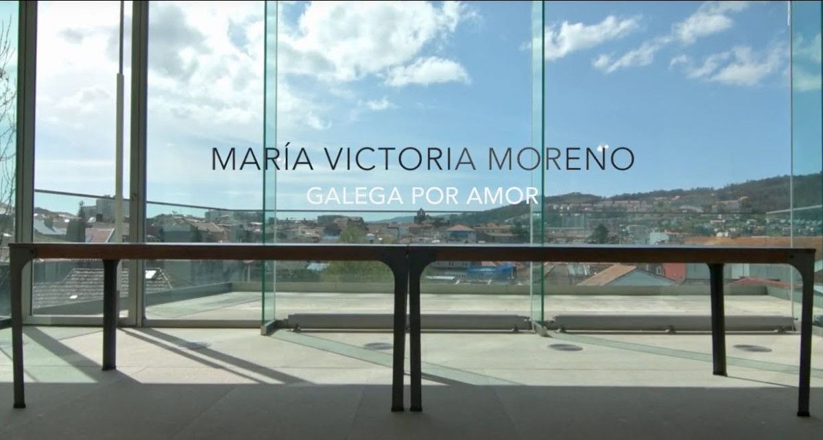 Portada del documental "María Victoria Moreno, galega por amor"