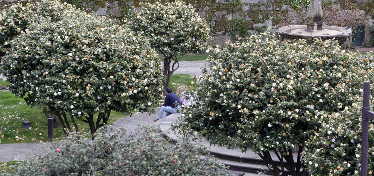 Jardines de Casto Sampedro en la Plaza de Ourense