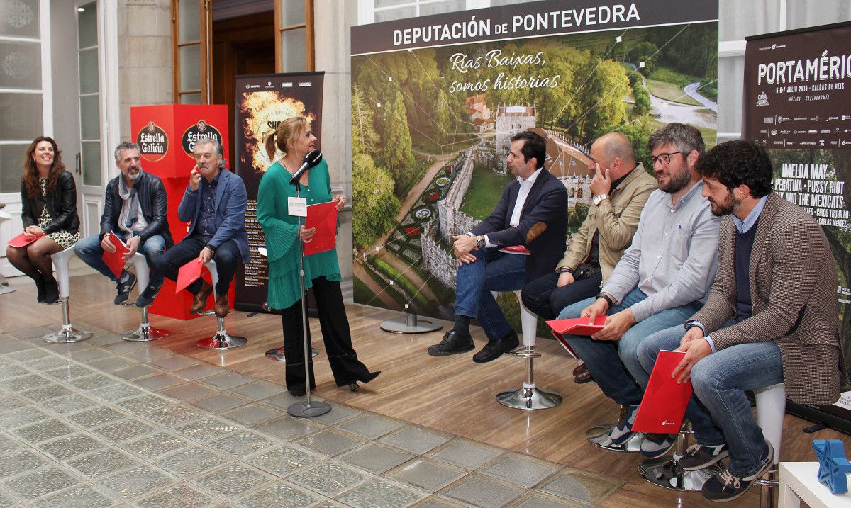 Presentación del festival PortAmérica en la Deputación