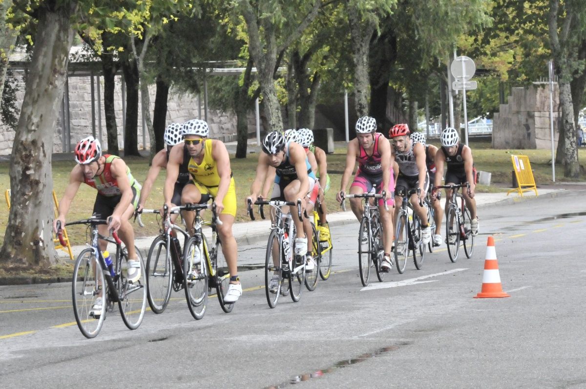 Campeonato Gallego de Triatlón celebrado en Pontevedra en 2013