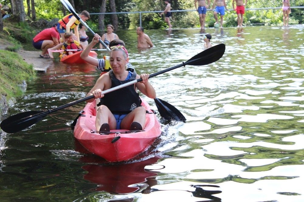 Paseo en piraguas y canoas por el río Verdugo