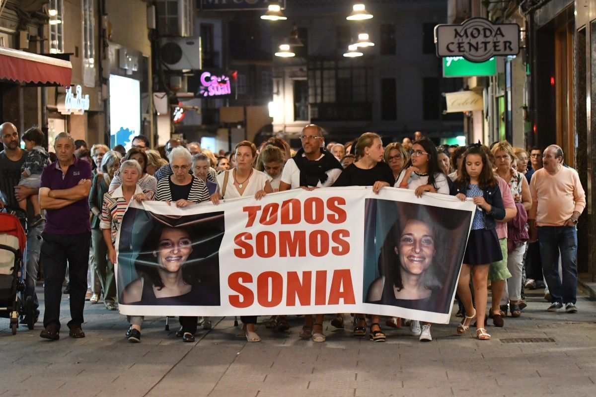 Manifestación por los ocho años de la desaparición de Sonia Iglesias