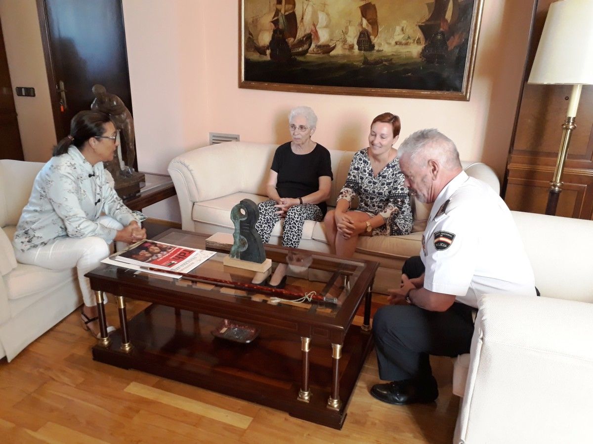 Maica Larriba, Carmen Eirín, Maricarmen Iglesias e Manuel Bouzas