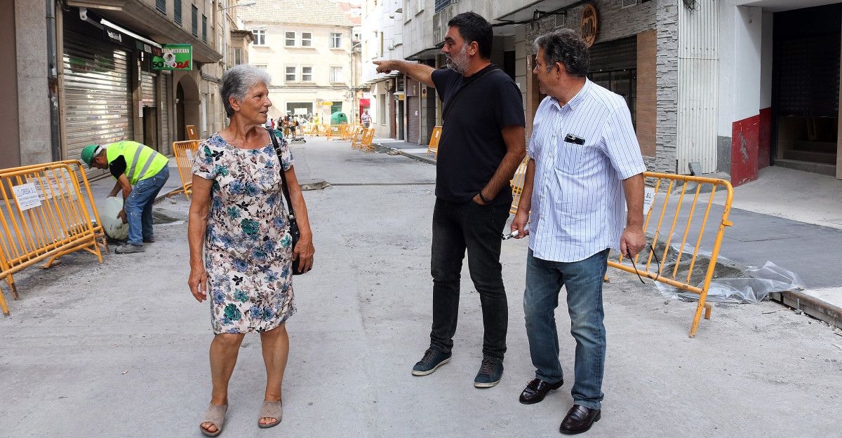 Obras en la calle Virgen del Camino y José Casal