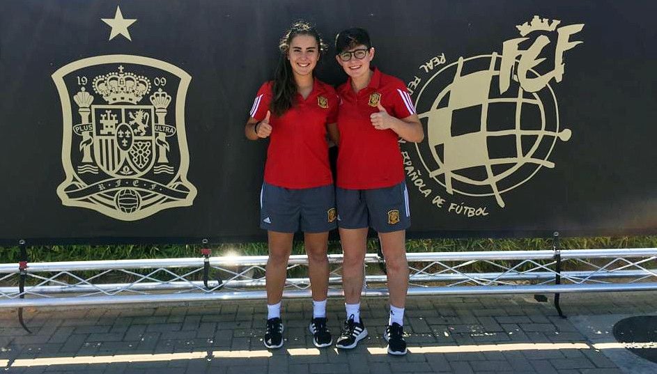 Carol Agulla y Antía Pérez, concentradas con la Selección Española Sub-18