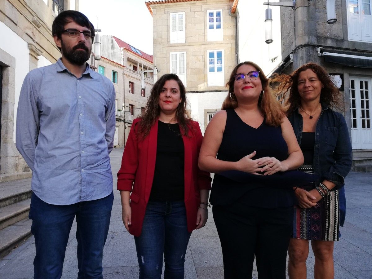 Marcos Cal, Vanessa Angustia, Ángela Rodríguez y Julia Torregrosa