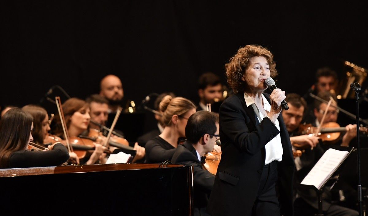 Concierto de Jane Birkin con la Orquesta Filharmónica Cidade de Pontevedra