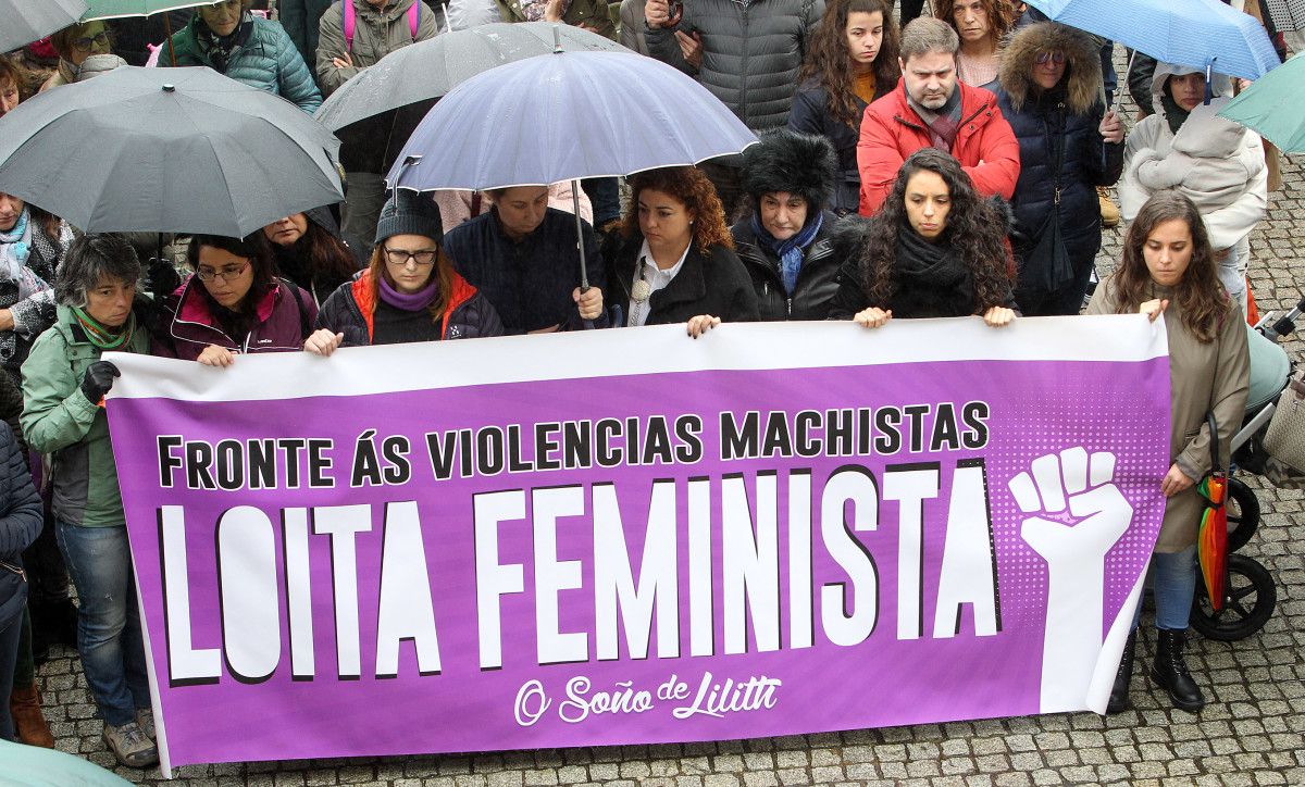 Concentración en O Grove contra la violencia machista