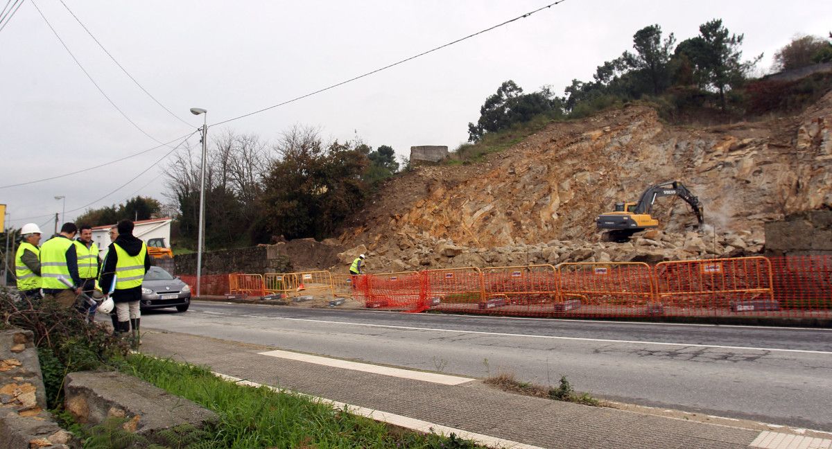 Obras de construcción de la Ronda Este