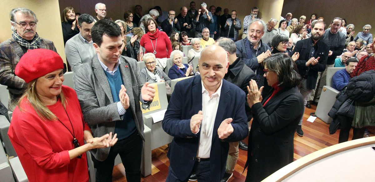 Presentación de Tino Fernández como candidato del PSdeG-PSOE en Pontevedra